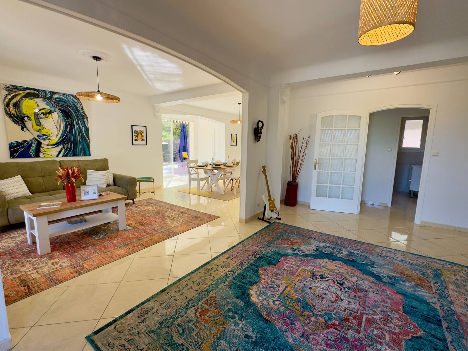 Le salon et ses tapis
